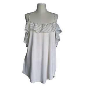 LOFT Ruffled Cold Shoulder Camisole